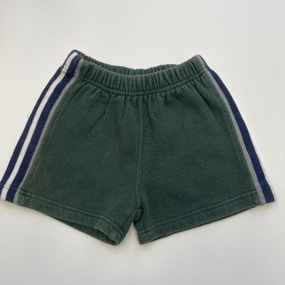GAP Green Striped Boys Shorts Size 12-18M - Picture 1 of 3